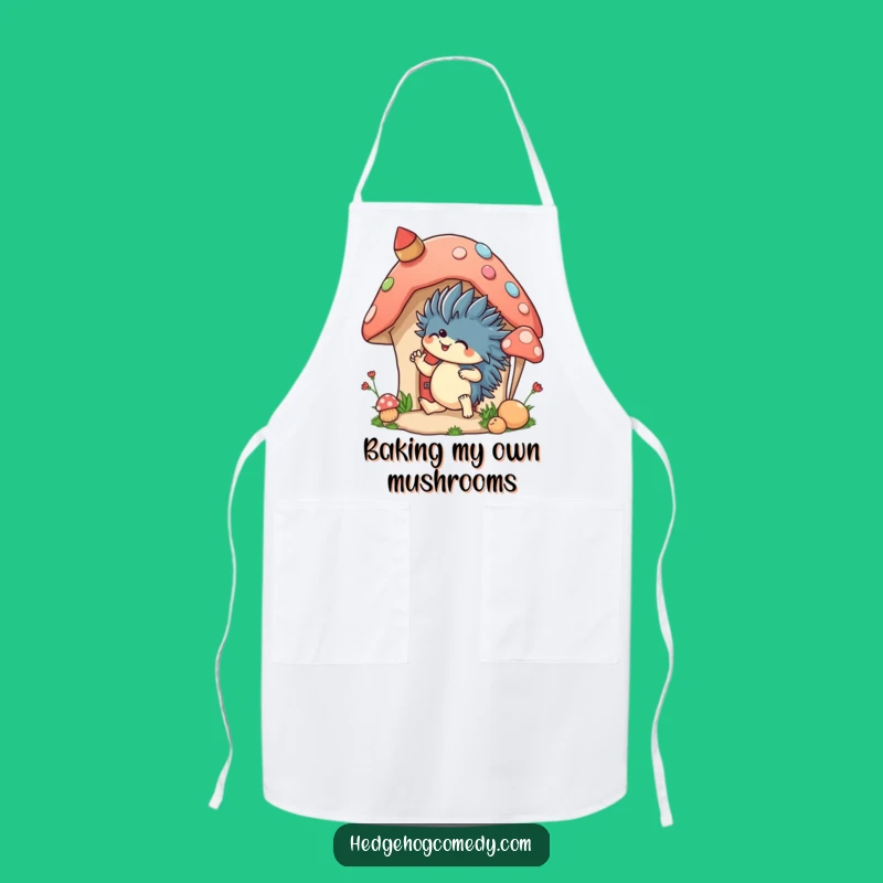Funny Hedgehog Decorating Apron: Craft with Joy, Perfect Funny Gift!