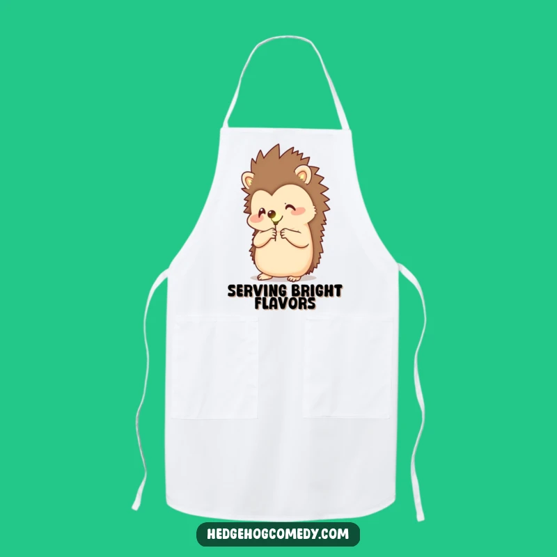 Funny Hedgehog Firefly Apron: Cook with Wonder, Perfect Funny Gift!