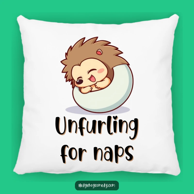 Funny Hedgehog Uncurling Pillow: Surprise Cushion, Soft & Humorous Home Decor Gift