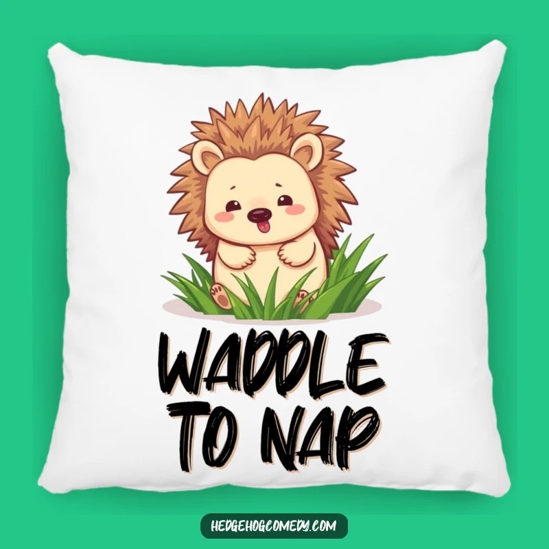 Funny Hedgehog Waddling Pillow: Cozy Happy Walker Cushion, Adorable Joyful Gift