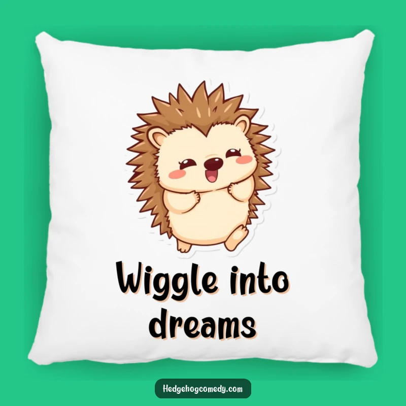Funny Kawaii Hedgehog Pillow: Playful Spine Wiggle Comfort - Cuddle Up With Joy!