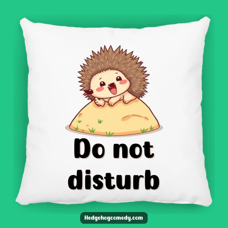 Funny Rolling Hedgehog Pillow: Cozy Spiny Comfort, Perfect Accent Gift
