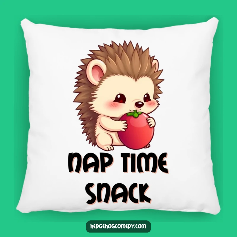 Funny Timid Hedgehog Pillow - Comfy and Sweet Decor
