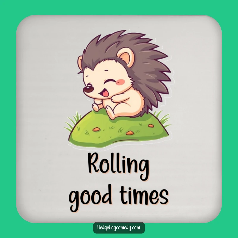 Funny Hedgehog Rolling Coaster - Protect Surfaces with Humor, Gift!