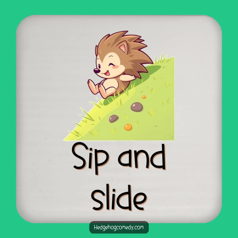 Funny Hedgehog Sliding Coaster: Protect Surfaces with Fun, Gift!