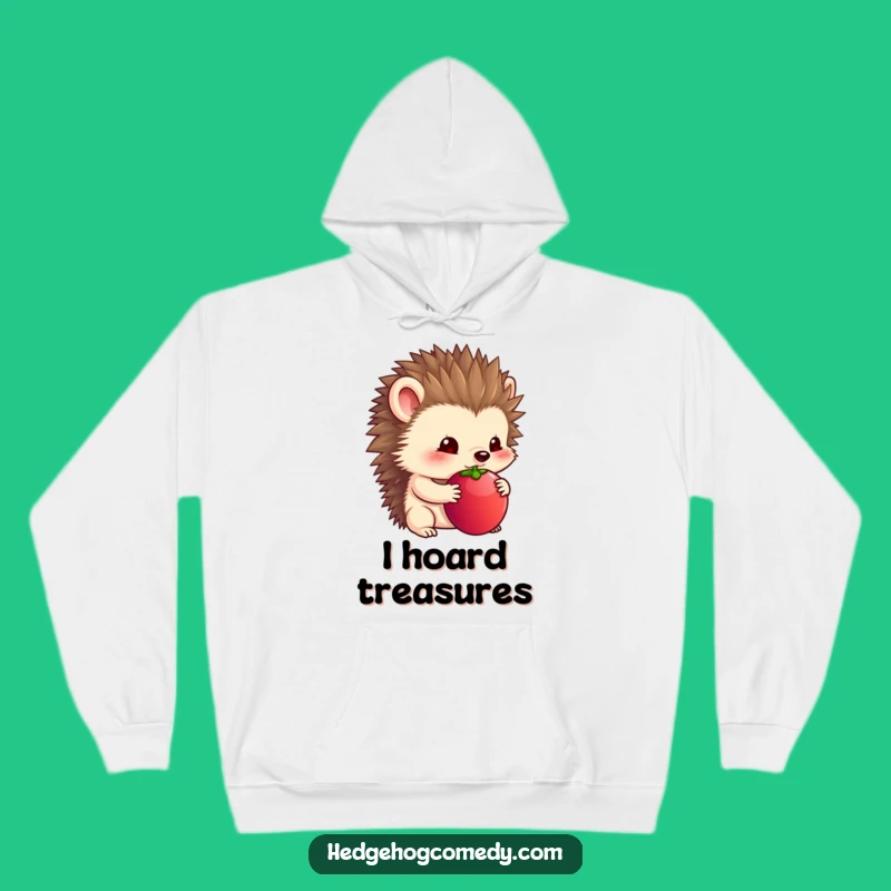 Funny Cozy Hedgehog Hoodie - Warm and Shy Comfort Gift