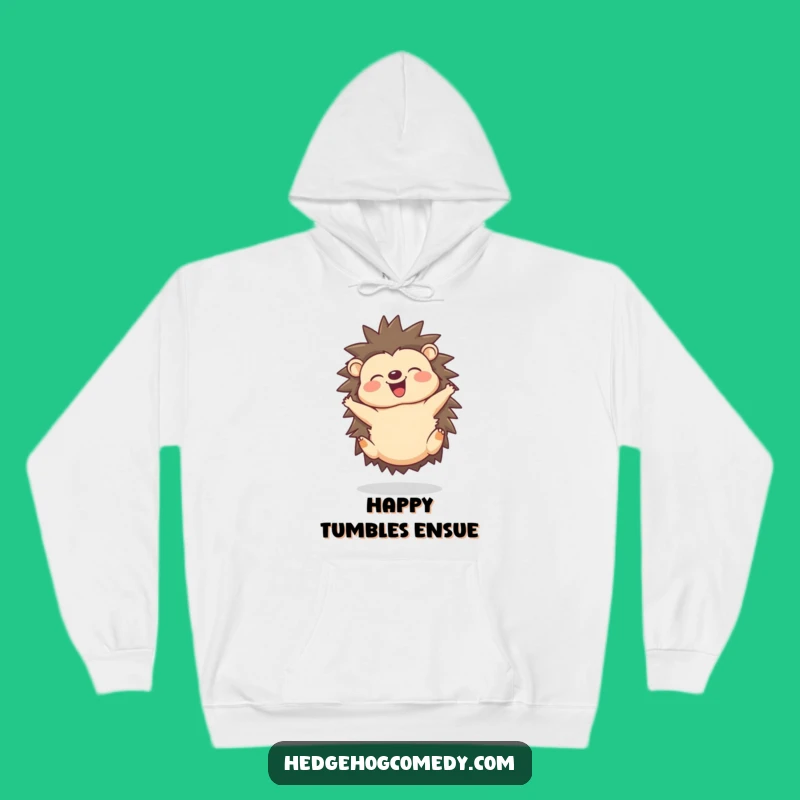 Funny Cozy Hedgehog Hoodie - Warm and Joyful Playful Gift