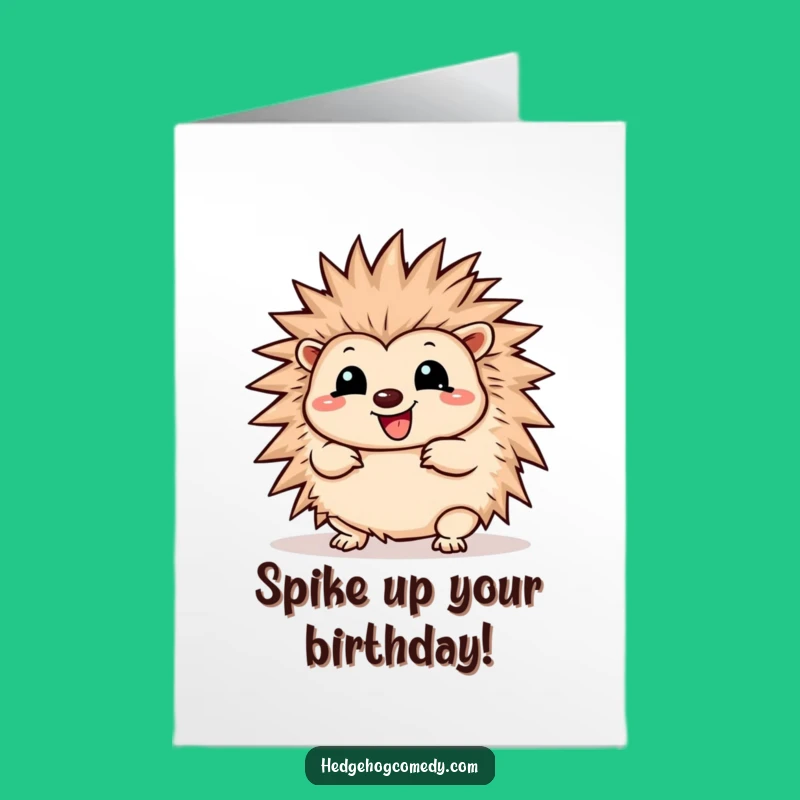 Free Printable Birthday Card: Wiggling Spines, Your Fun Downloadable Gift!